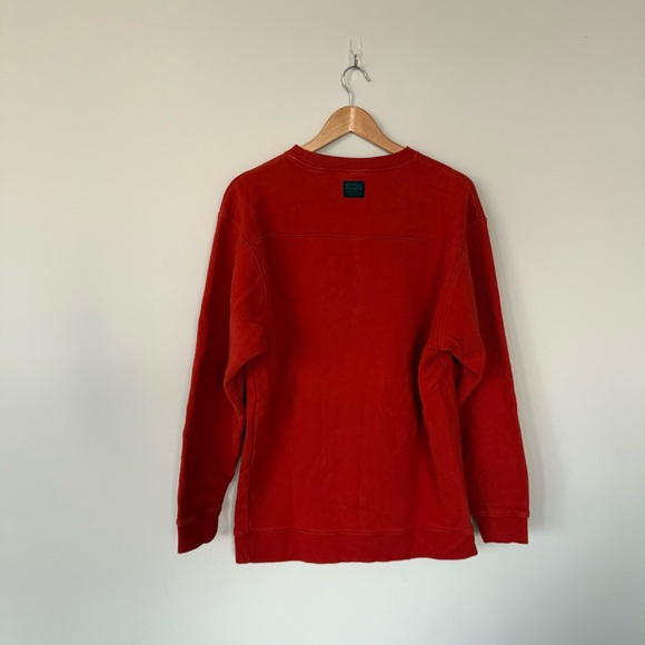 Columbia Sportswear Company Fleece Sweater Orange Red Crew Neck Pullover Sporty - Picture 10 of 16